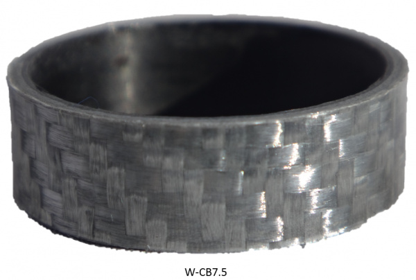 カラーパターン付きカーボンデコレーションリング/CB7.5